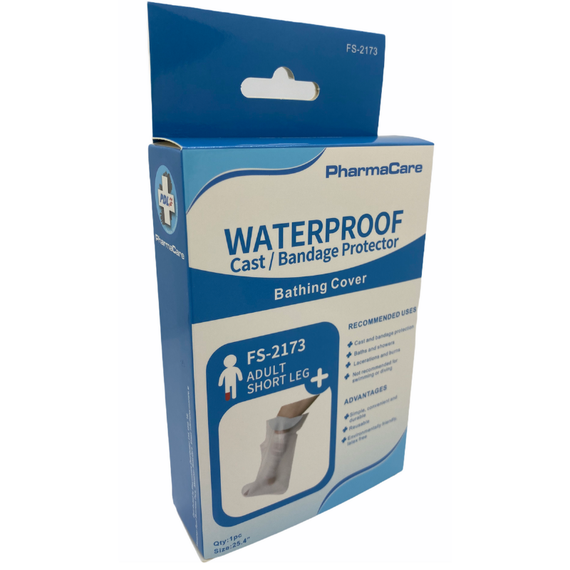 PharmaCare Waterproof Cast/Bandage Protector - Adult Half Leg