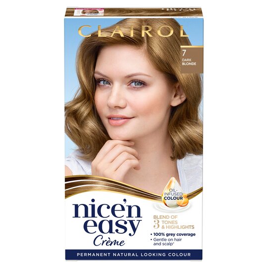 Clairol - Nice'N Easy Creme Permanent Natural Looking Colour - 7 Dark Blonde