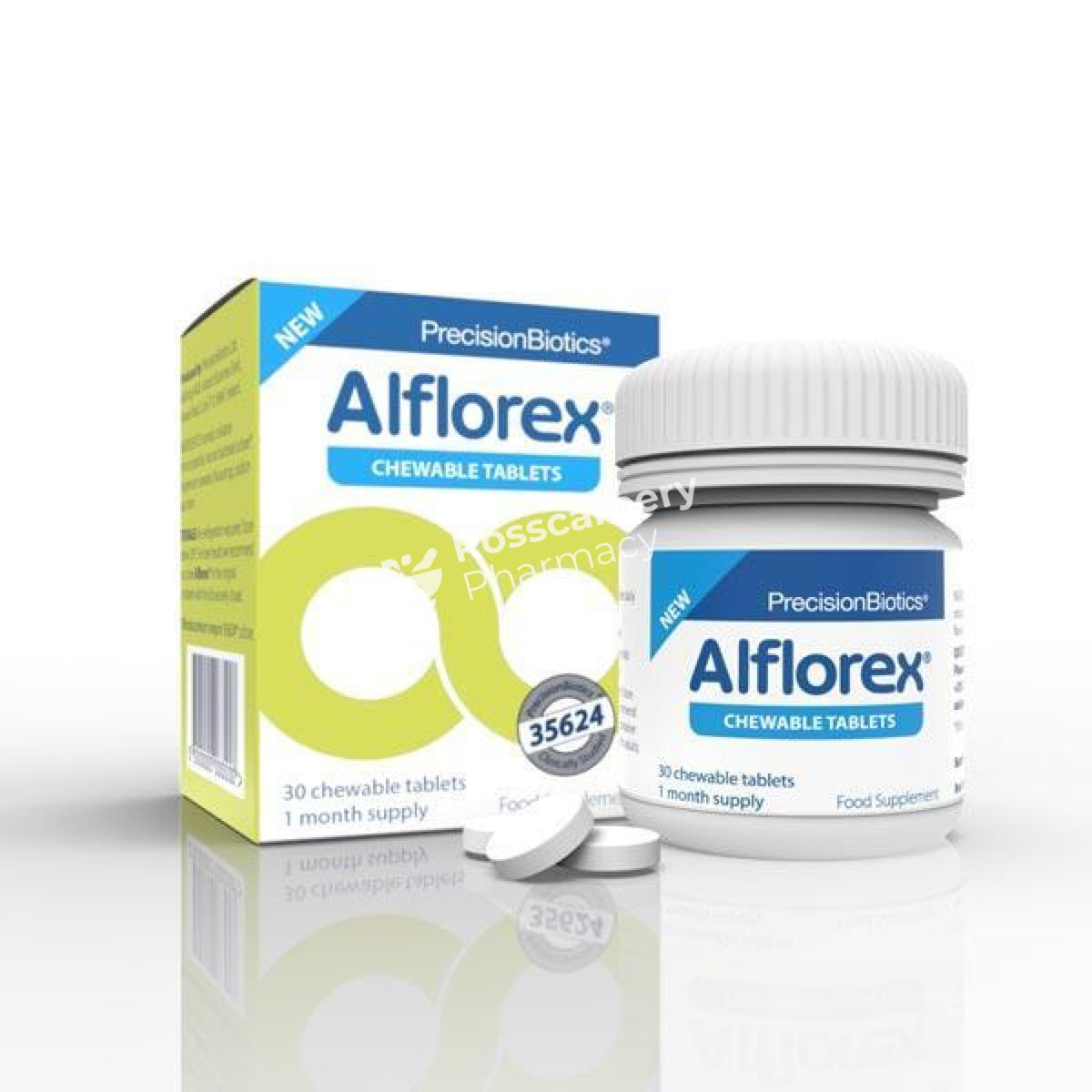 Alflorex Chewable Tablets - Precisionbiotics Probiotics & Digestive Health