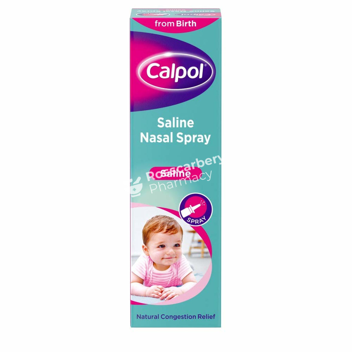 Calpol Saline Nasal Spray - Suitable From Birth Childrens Decongestant