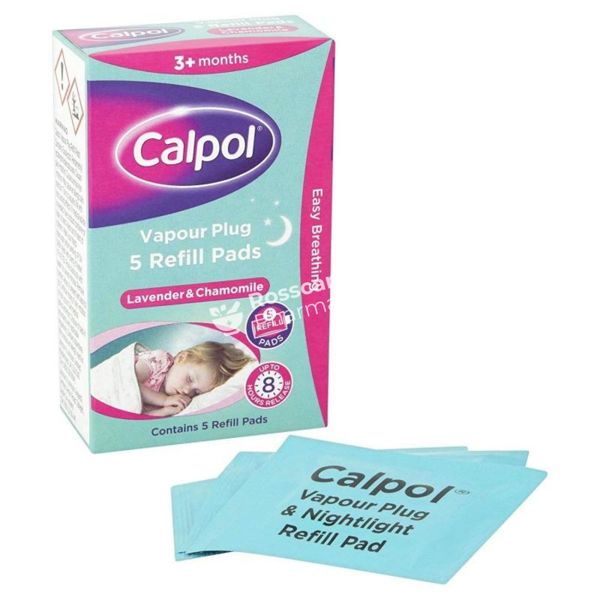 Calpol Vapour Plug Refill Pads - Lavender & Chamomile Childrens Decongestant