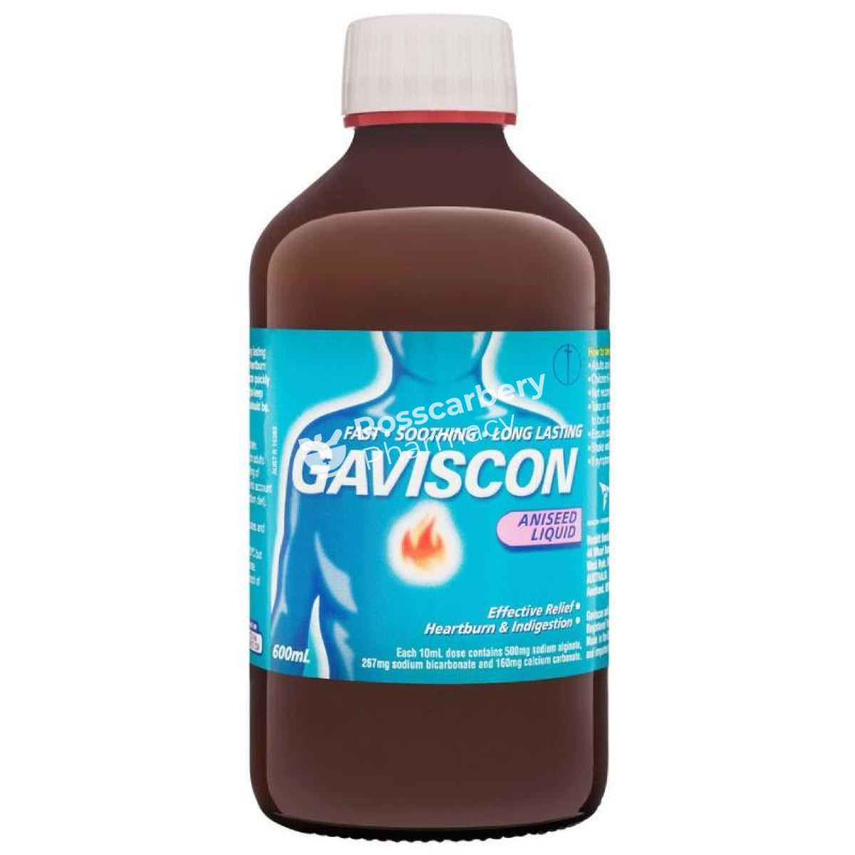 Gaviscon Liquid Aniseed Flavour 600Ml Acid Indigestion & Reflux