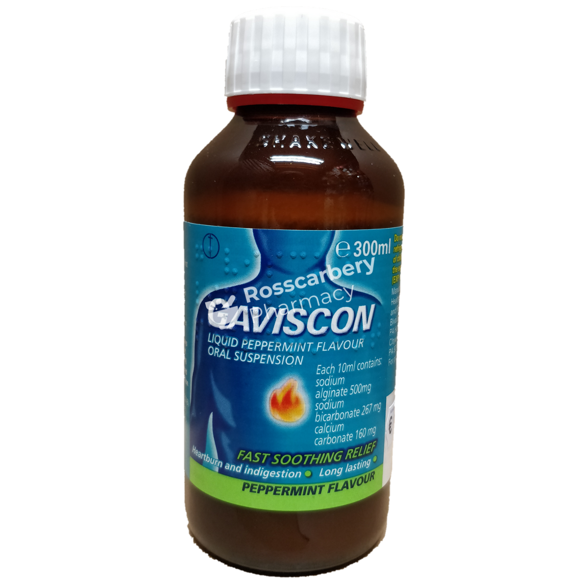 Gaviscon Liquid Peppermint Flavour 300Ml Acid Indigestion & Reflux