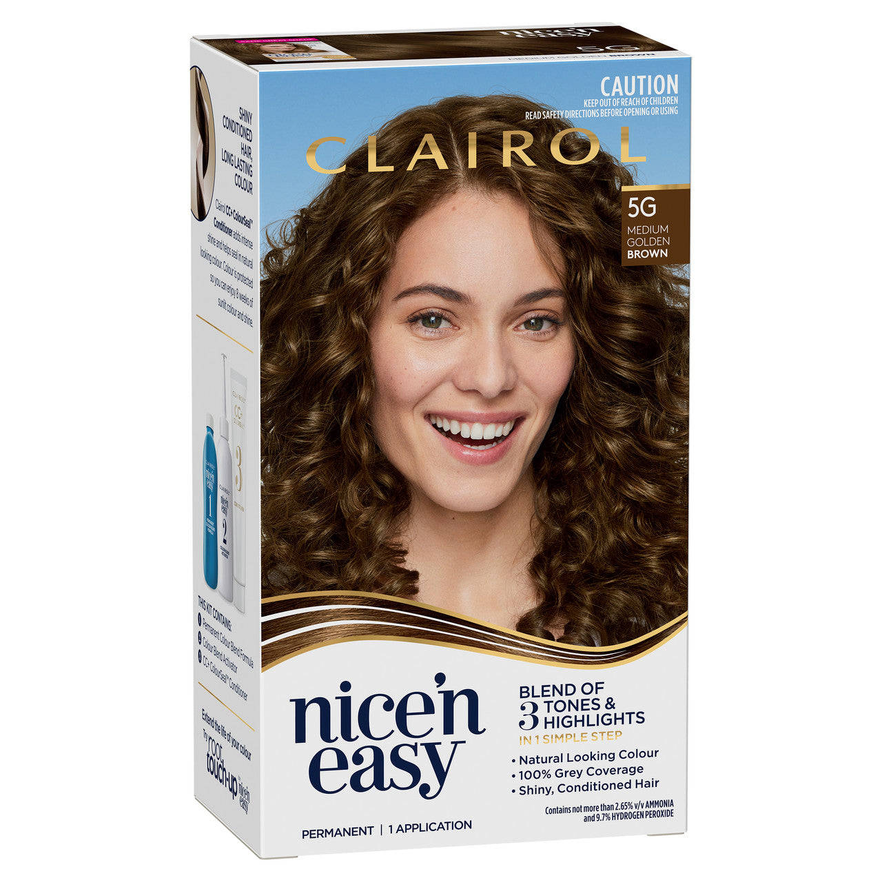 Clairol - Nice'N Easy Creme Permanent Natural Looking Colour - 5G Medium Golden Brown