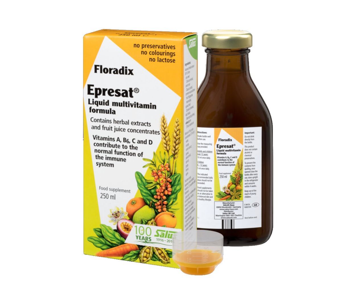 Floradix Epresat Multivitamin 250ml