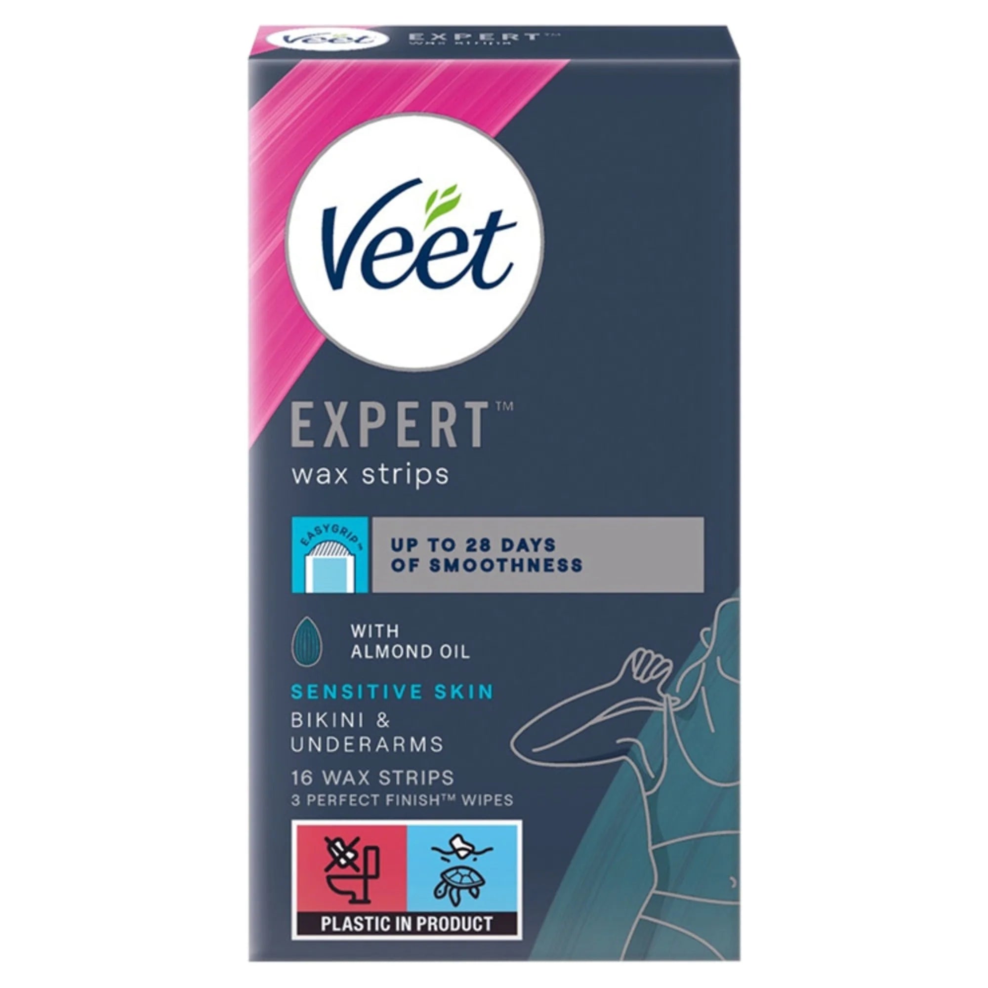 Veet Expert Wax Strips - Bikini And Underarms