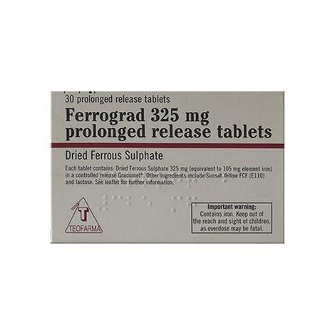 Ferrograd Folic 325mg Prolonged Release Tablets