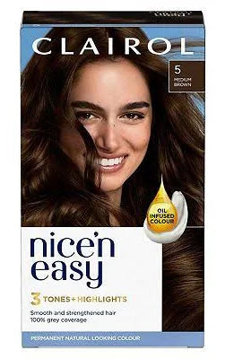 Clairol - Nice'N Easy Creme Permanent Natural Looking Colour - 5 Medium Brown