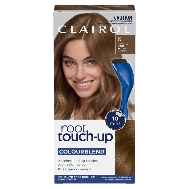 Clairol - Root Touch-Up - No.6 Matches Light Brown Shades