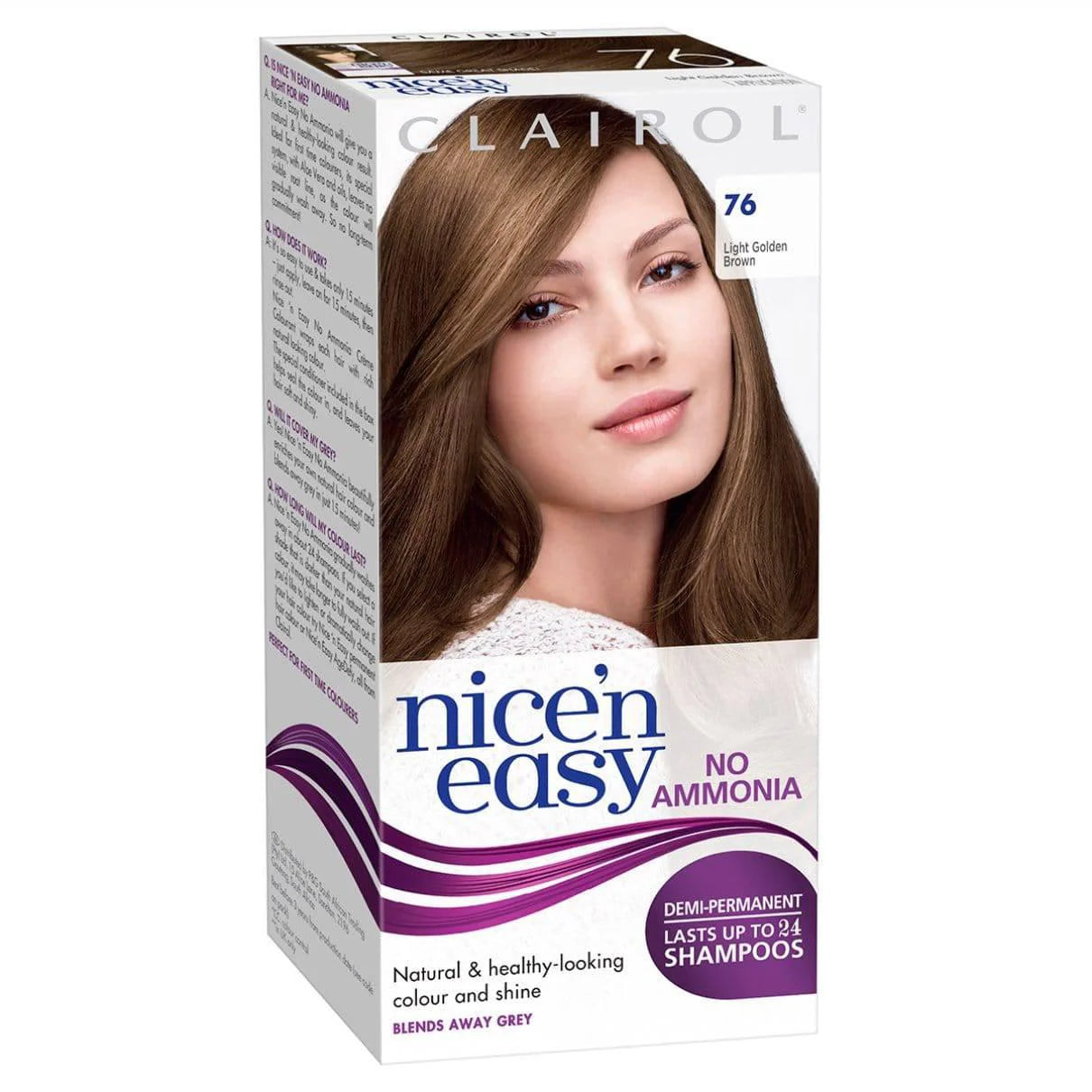 Clairol - Nice'N Easy Demi-Permanent - 76 Light Golden Brown