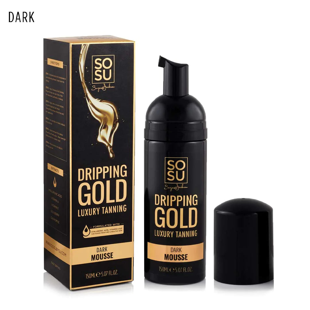 SOSU Dripping Gold Luxury Tanning Mousse - Dark