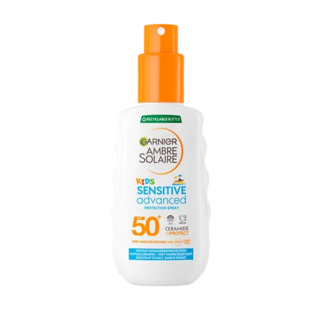 Garnier Ambre Solaire Kids Sensitive Advanced Sun Cream Spray (SPF 50+)