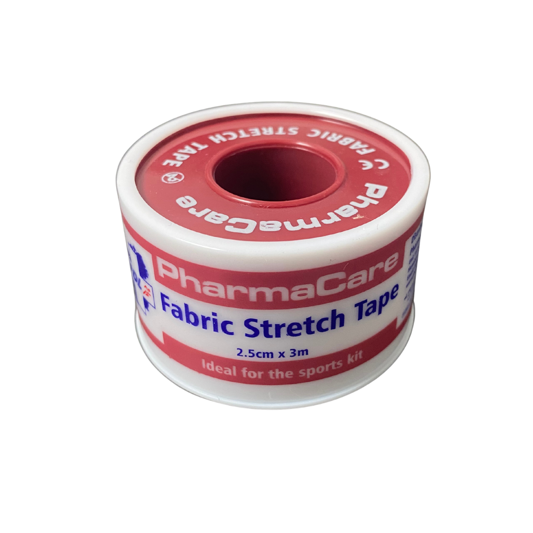 PharmaCare Fabric Stretch Tape (2.5cm x 3m)