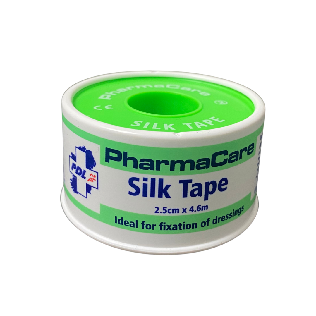 PharmaCare Silk Tape - (2.5cm x 4.6m)