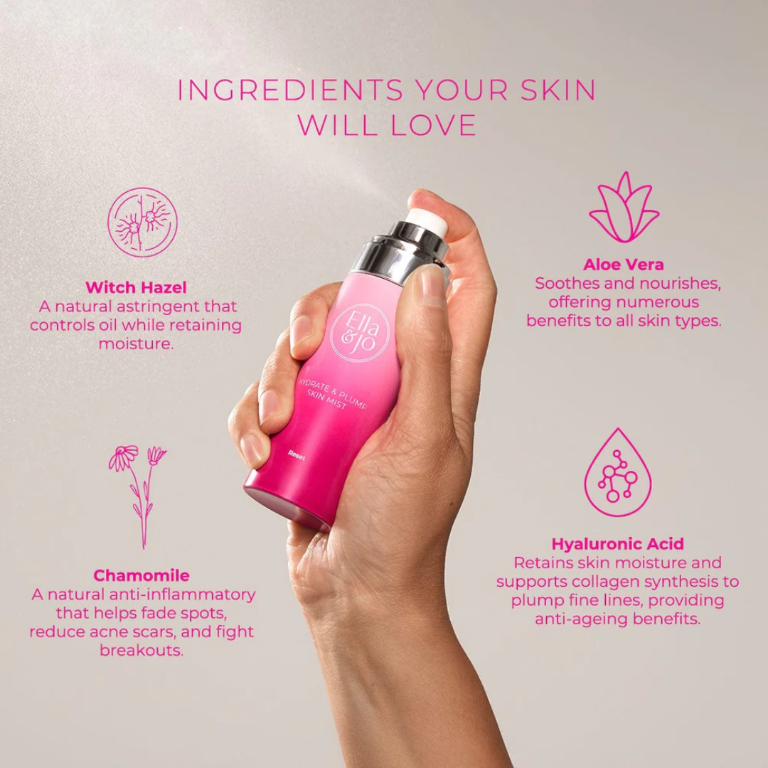 Ella &amp; Jo 3 in 1 Hyaluronic Skin Mist