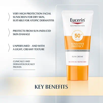 Eucerin Sensitive Protect Sun Cream SPF50+