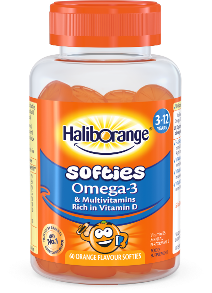 Haliborange Softies Omega-3 And Multivitamins 3-12yrs 60 softies