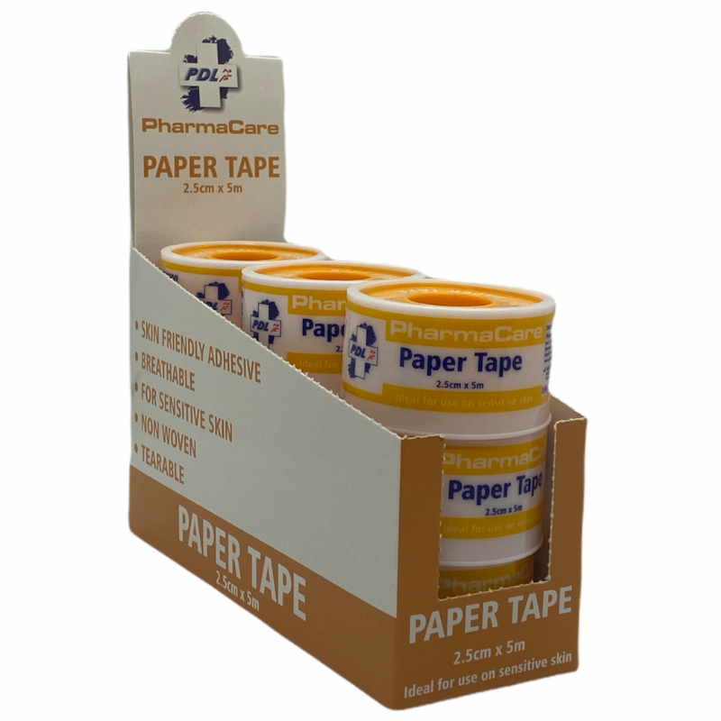 PharmaCare Paper Tape 2.5cm X 5cm