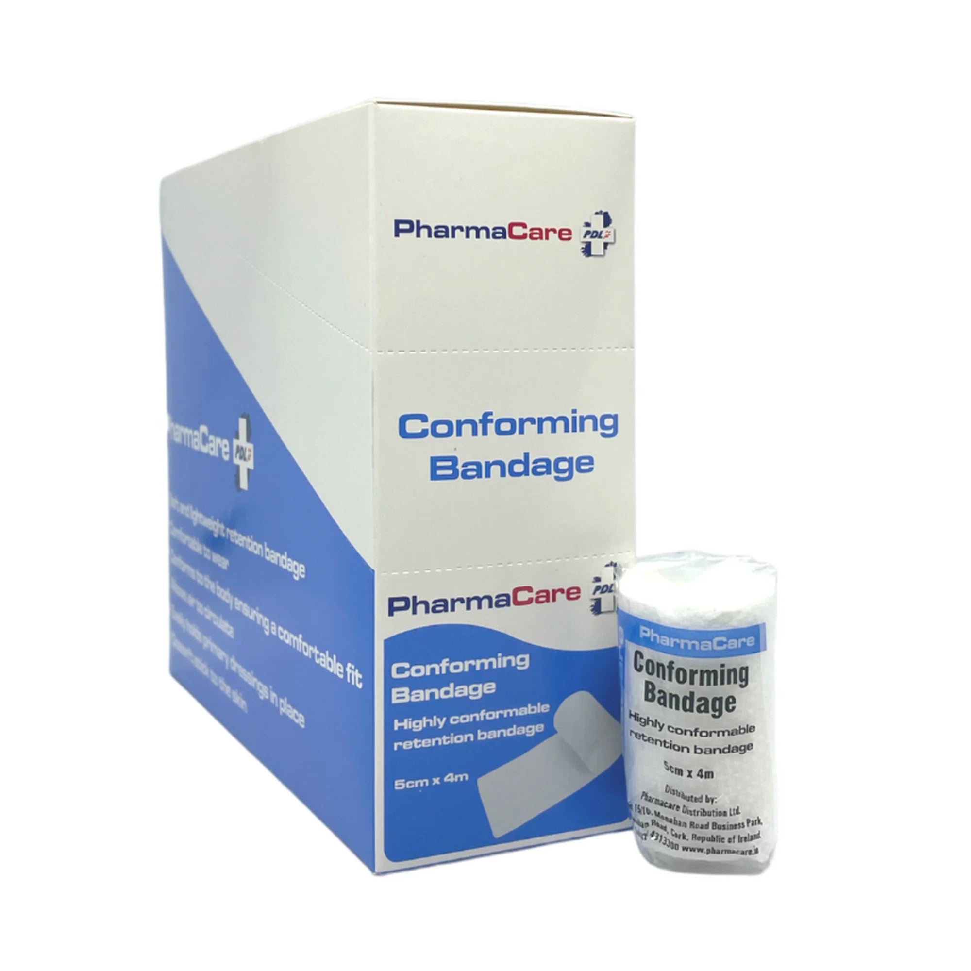 PharmaCare Conforming Bandage 5cm X 4m - single