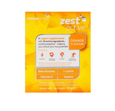 Zest Active Orange (30 Sachets) Revive Active