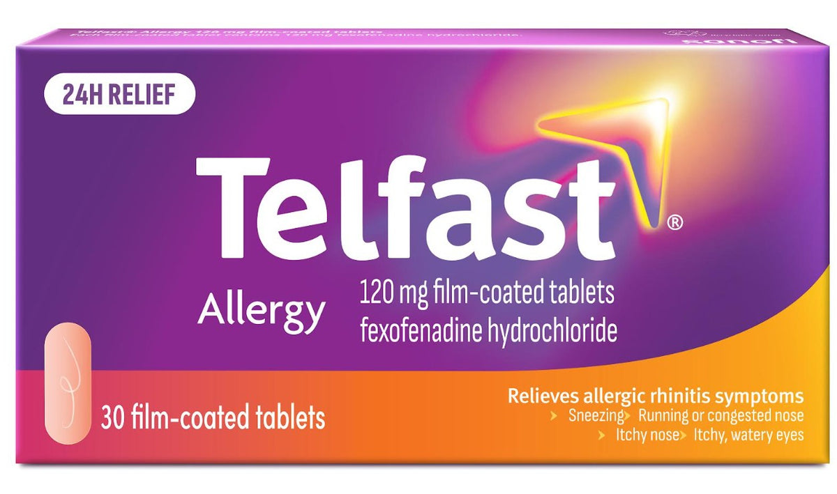 Telfast Allergy 120mg Film-Coated Tablets