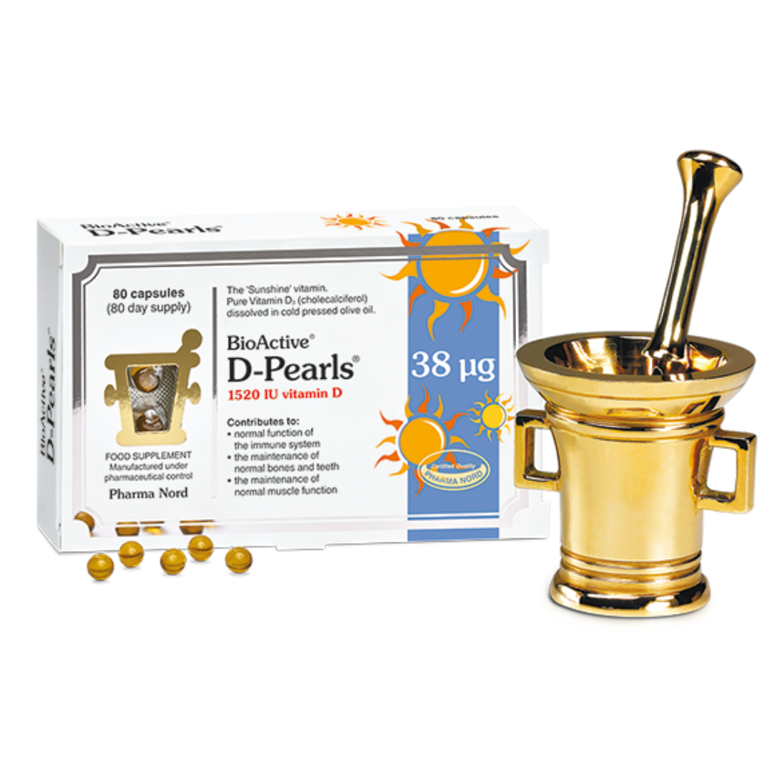 BioActive D-Pearls 38ug/1520 IU Vitamin D