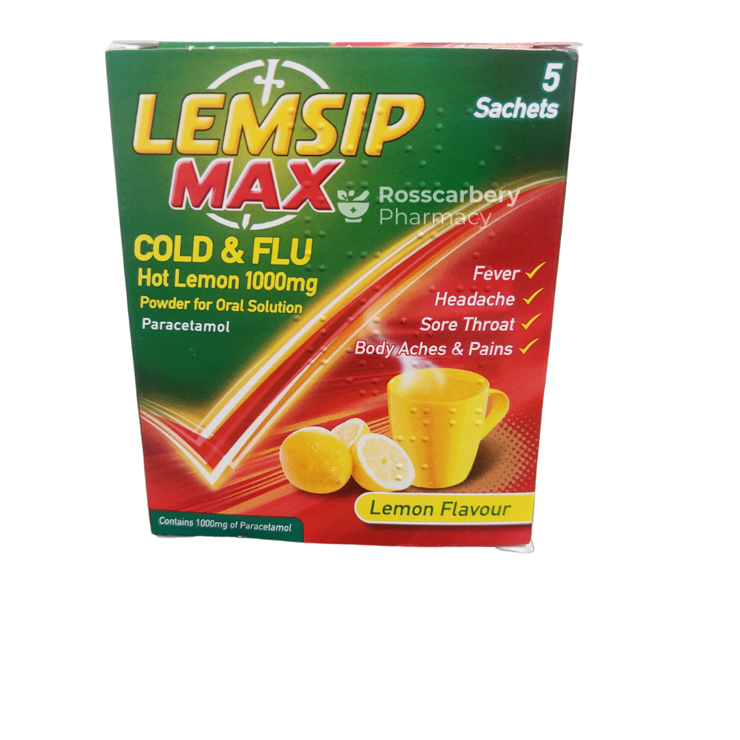 Lemsip Max Cold &amp; Flu Hot Lemon Sachets