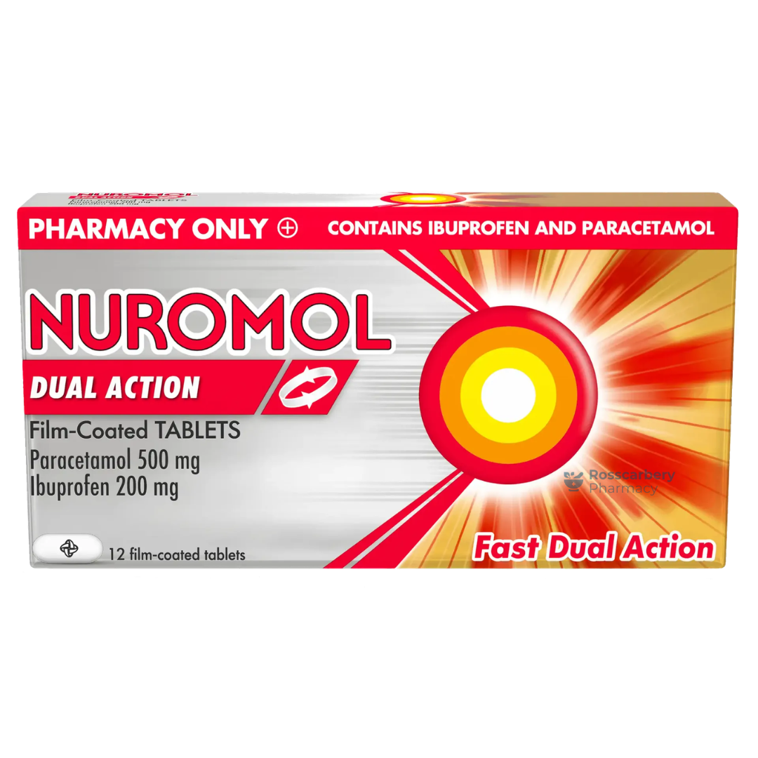 Nuromol Dual Action Film Coated Tablets Paracetamol 500mg Ibuprofen 200mg