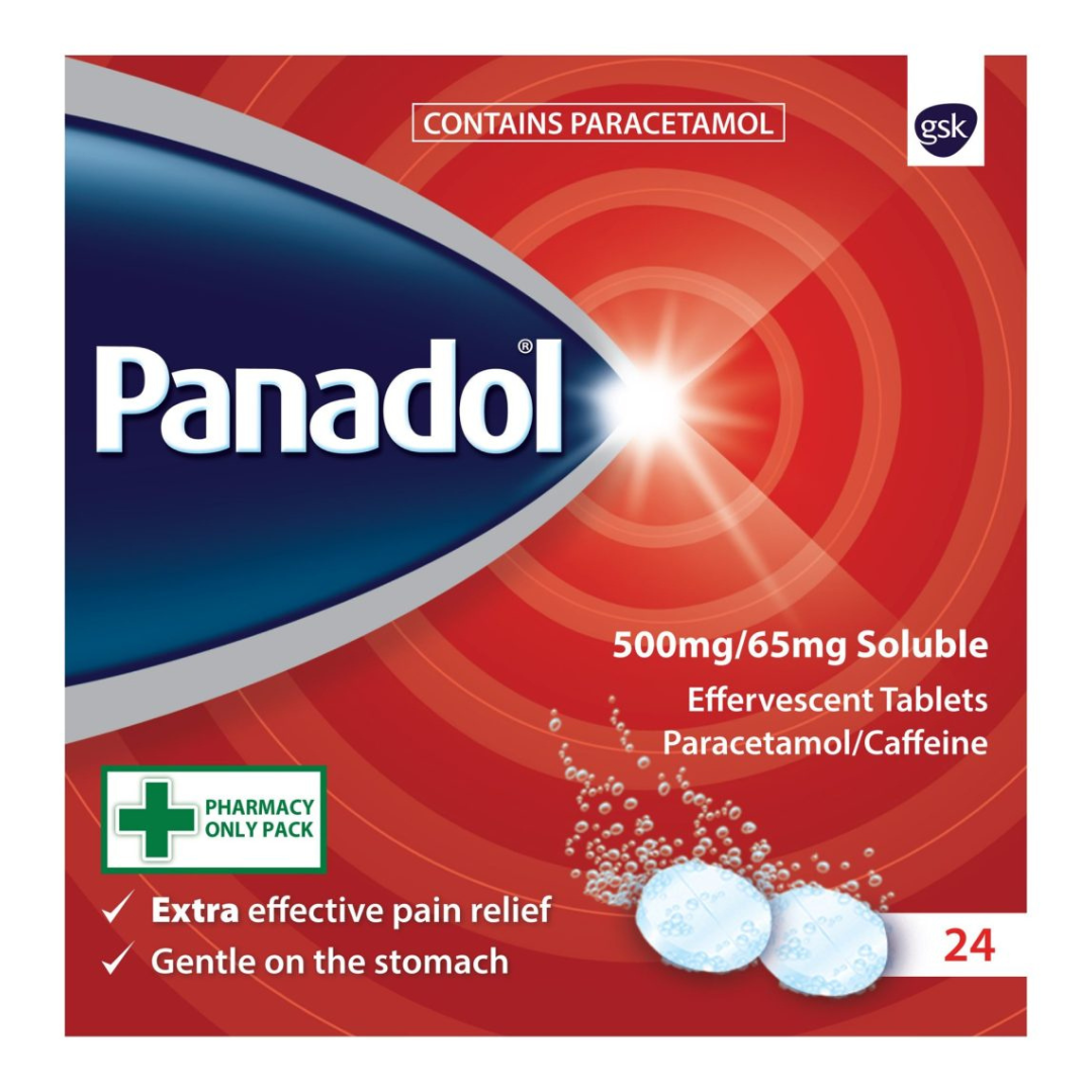 Panadol Extra 500mg/65mg Soluble Tablets