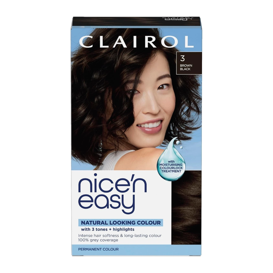 Clairol Nice'n Easy Creme Permanent - 3 Brown Black