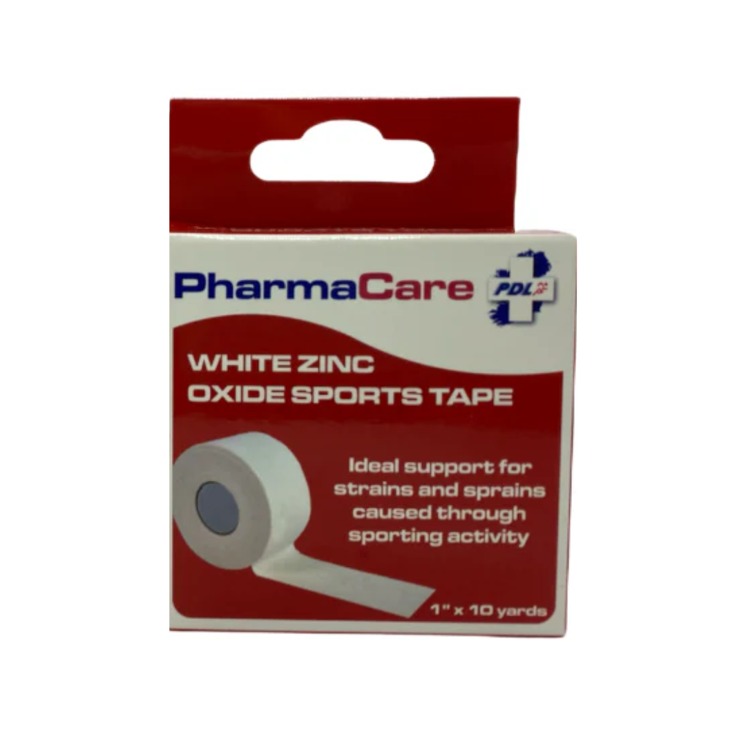 Pharmacare White ZincOxide Sports Tape