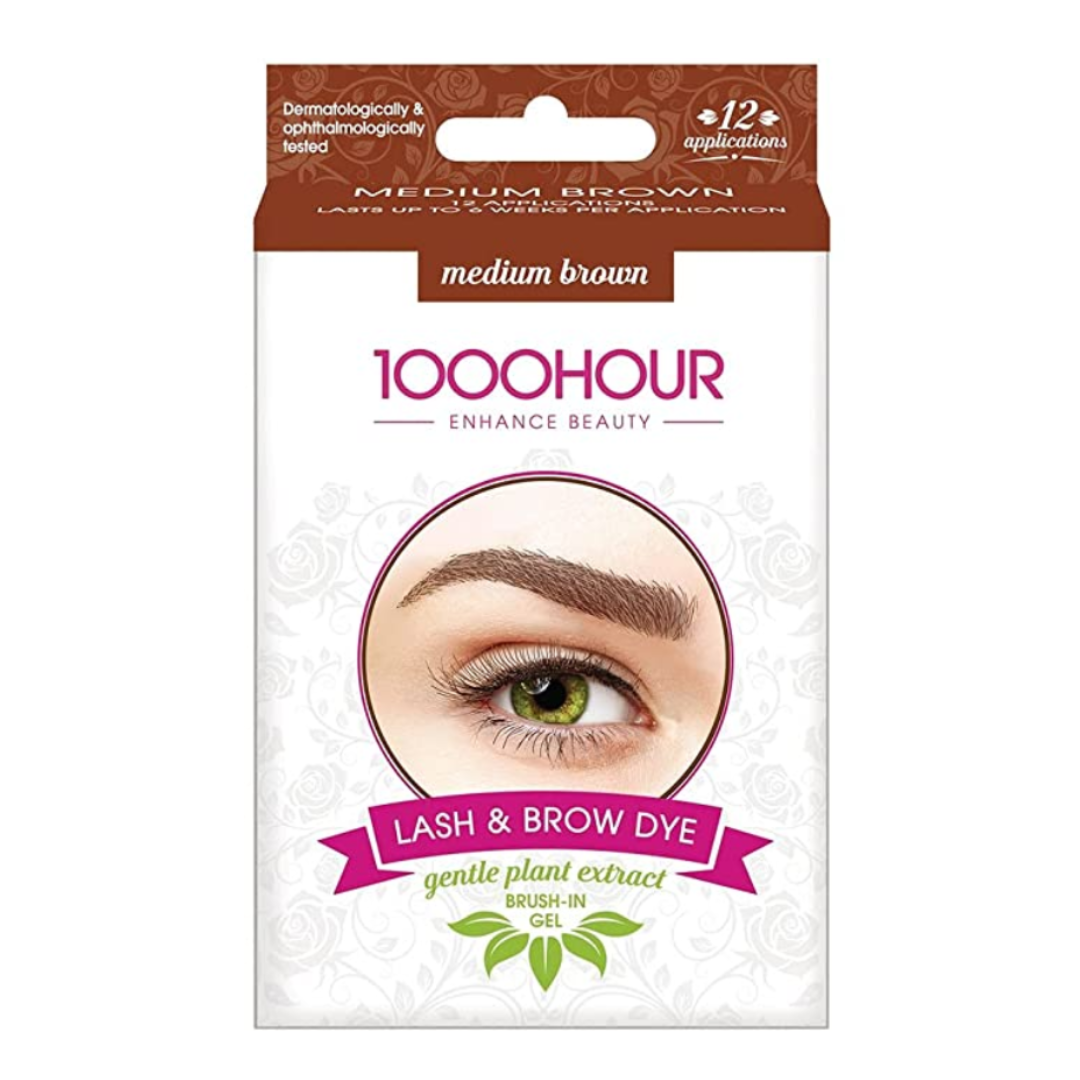 1000 HOUR Enhance Beauty Lash & Brow Dye (Medium Brown)