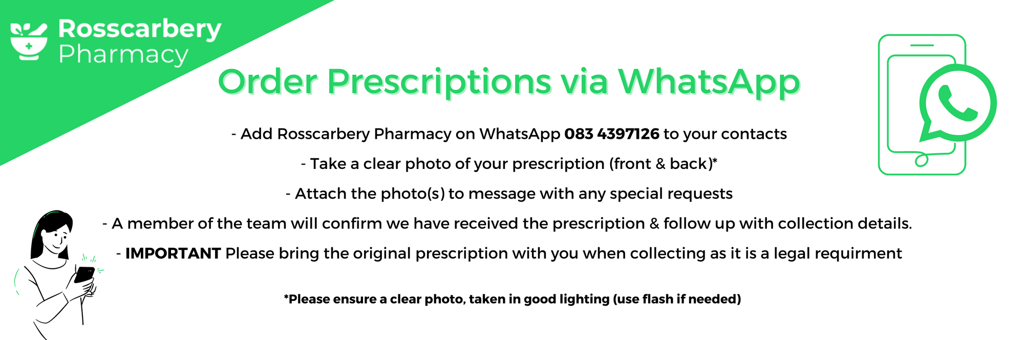 whatsapp your prescription