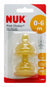 NUK First Choice No Colic Teat Latex  0-6 month