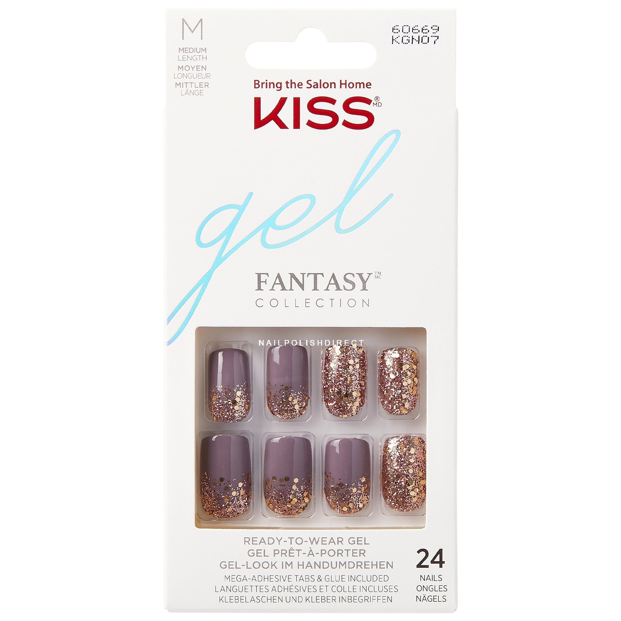 Kiss Gel Fantasy False Nails - Rush Hour