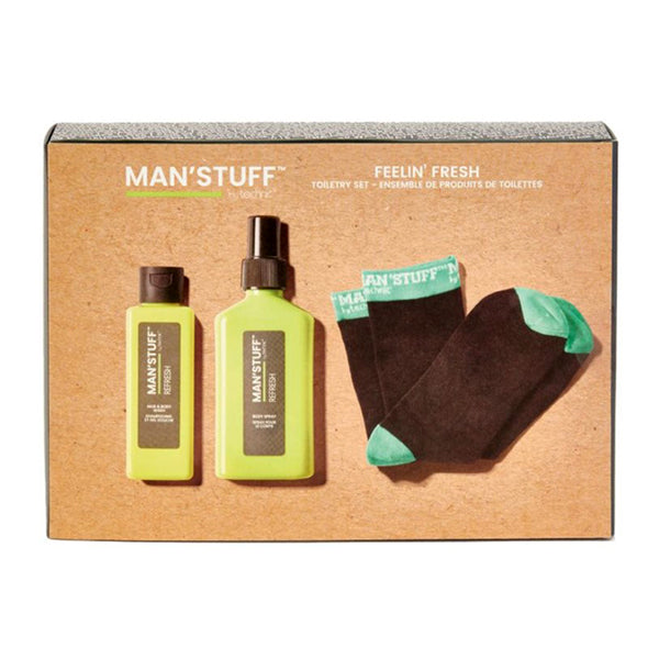 Man Stuff Feelin Fresh Toiletry Set