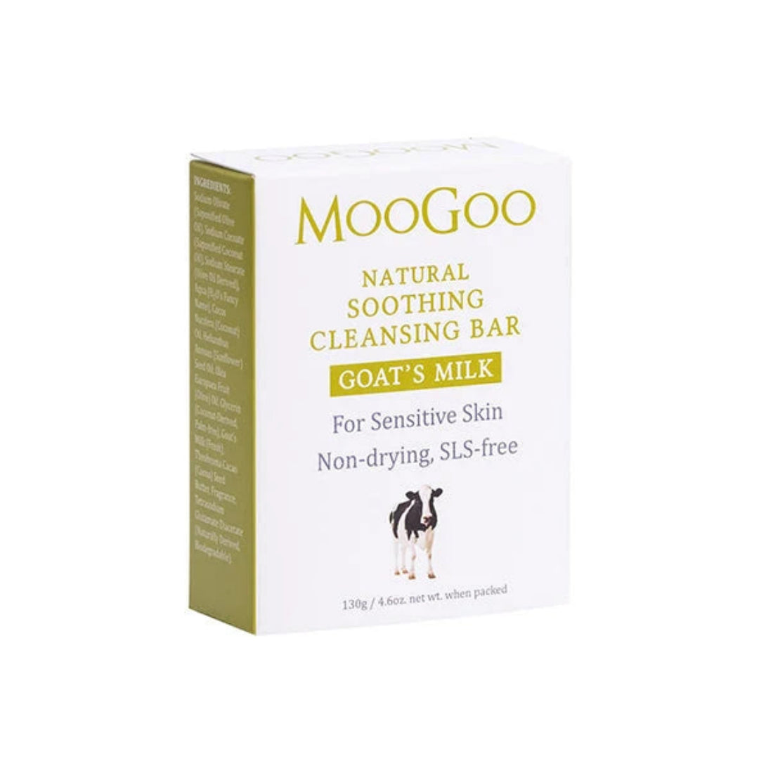 MooGoo Cleansing Bar - Fresh Goat's Milk, Olive Oil & Cocoa Butter