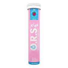 ORS Kids Hydration Tablets -  Strawberry Flavour 24 tablets