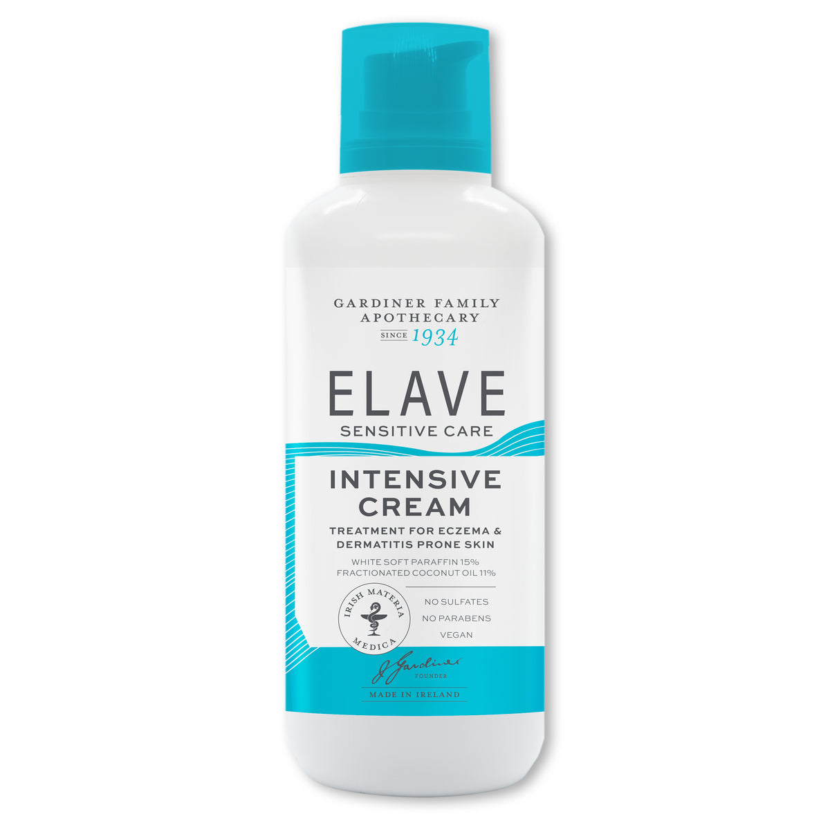 Elave Sensitive Intensive Cream Pump Dispenser