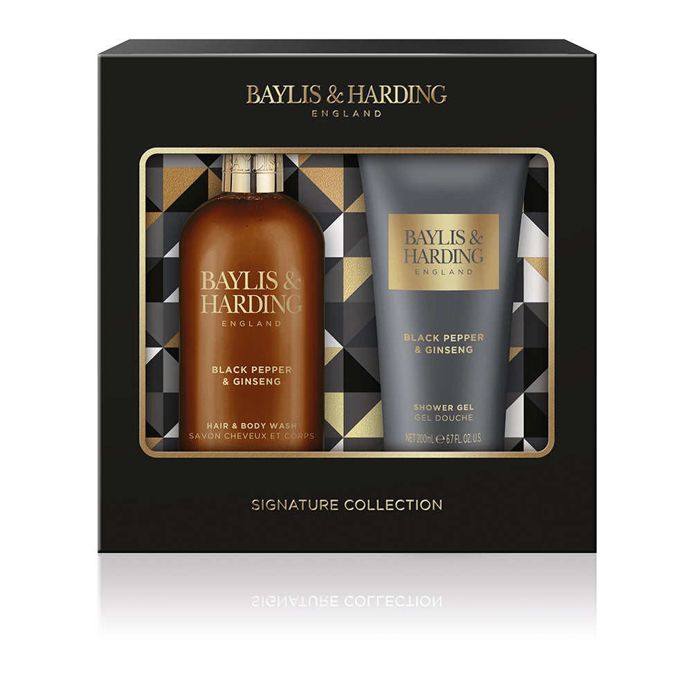 Baylis & Harding Signature Collection - Black Pepper & Ginseng  Hair& Body Wash and Shower Gel