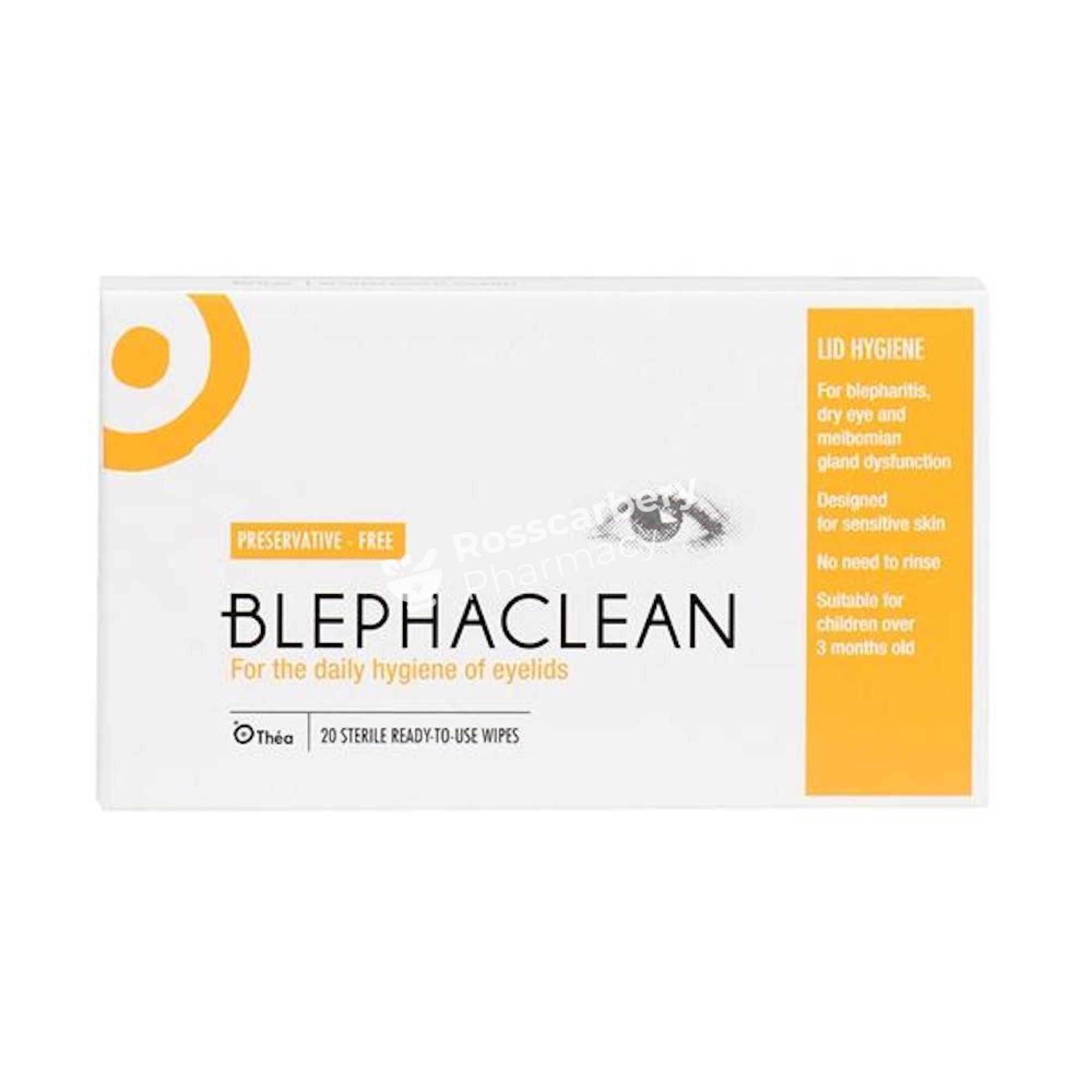 Blephaclean Sterile Eyelid Wipes Blepharitis & Hygiene