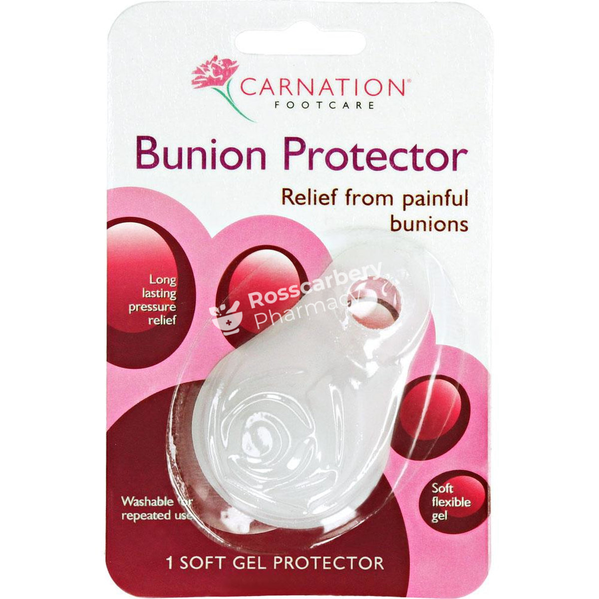 Carnation Footcare Soft Gel Bunion Protector Blister &amp; Care