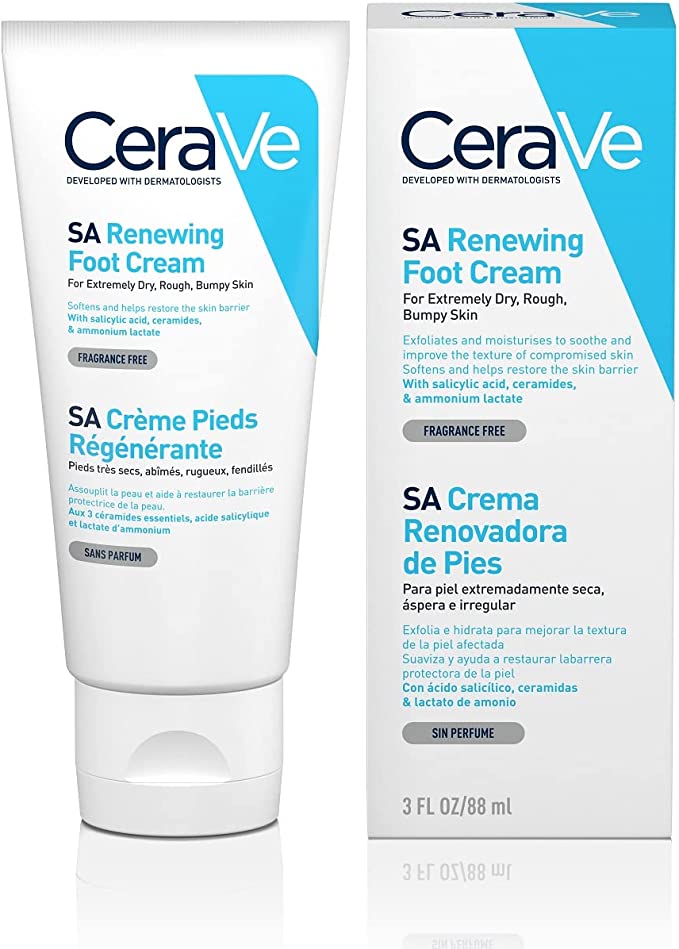 CeraVe SA Renewing Foot Cream