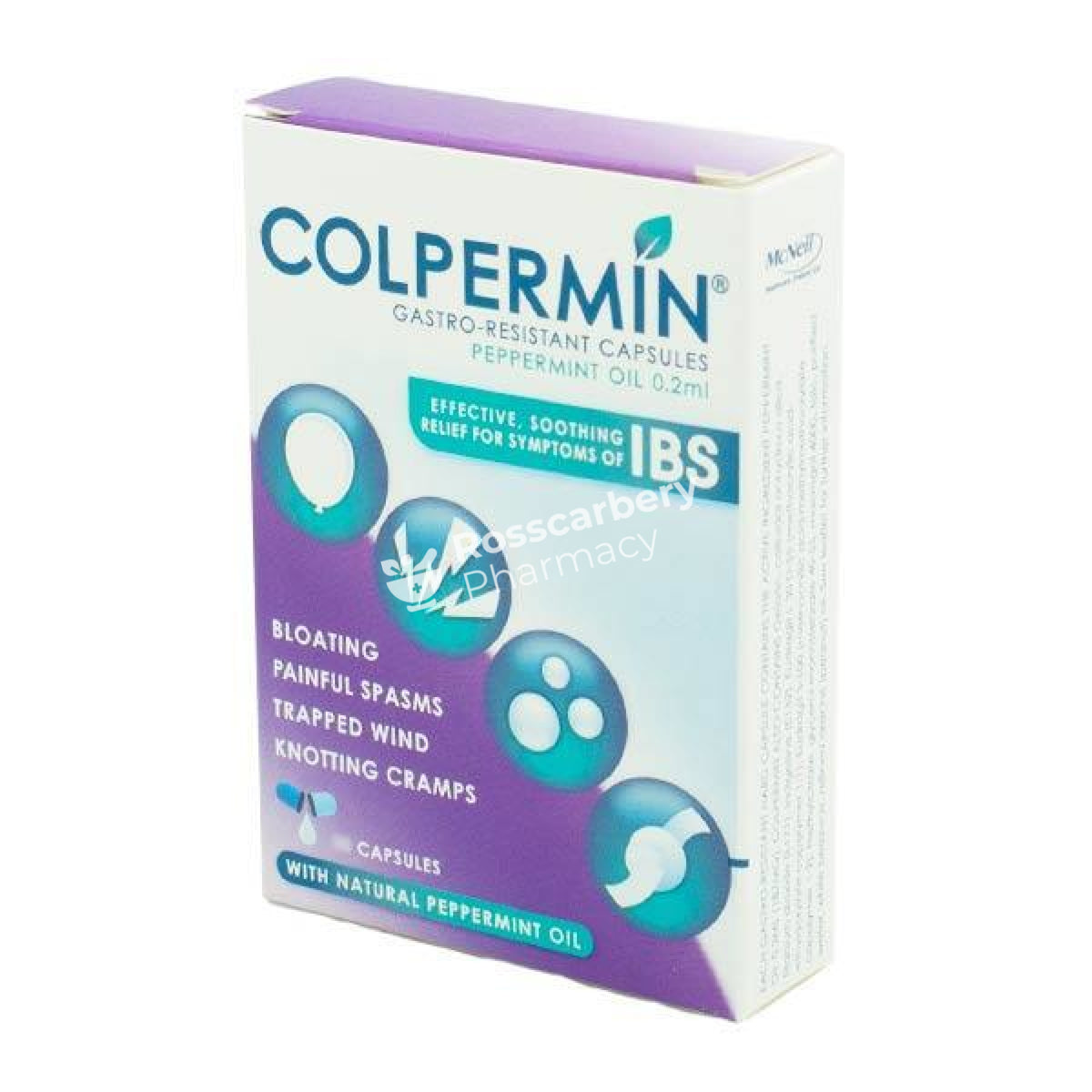 Colpermin Gastro-Resistant Capsules - Peppermint Oil 0.2Ml Cramping &amp; Ibs