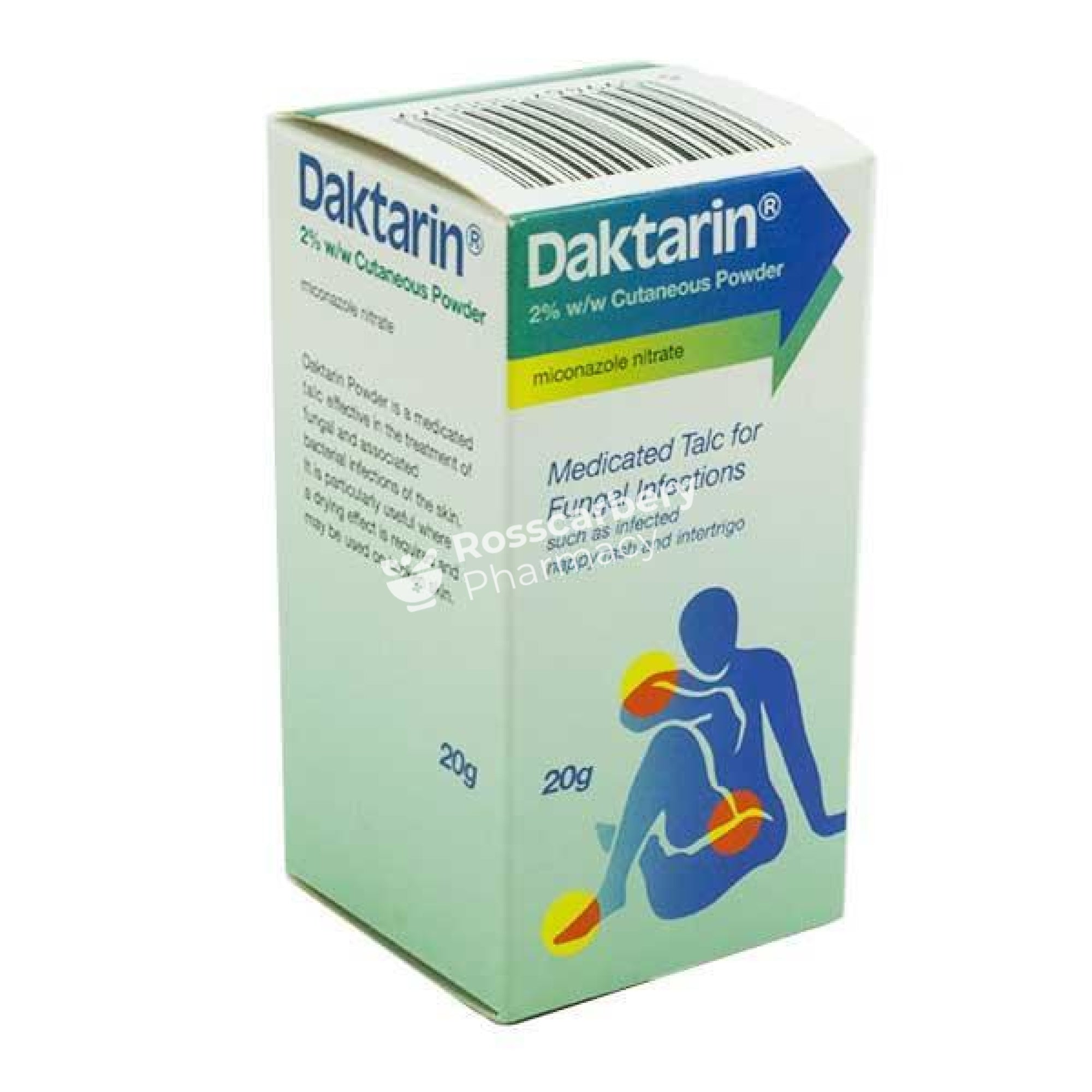 Daktarin 2% Cutaneous Powder Fungal Nail Infection