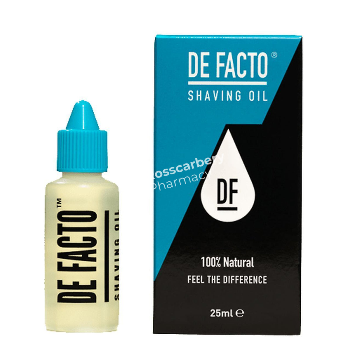 De Facto Shaving Oil 100% Natural 25Ml Mens &amp; Grooming