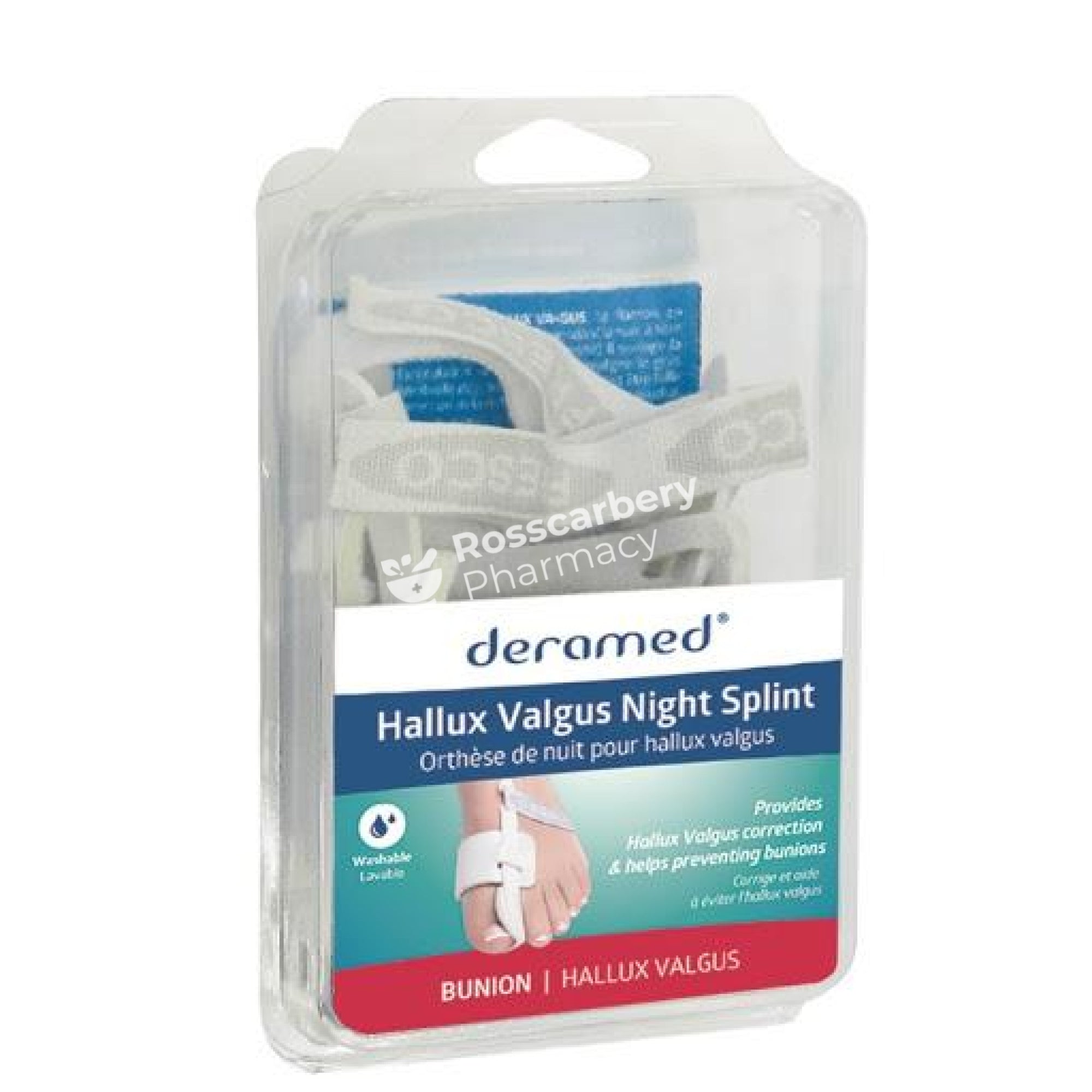 Deramed Hallux Valgus Night Splint Supports & Compression Hoisery