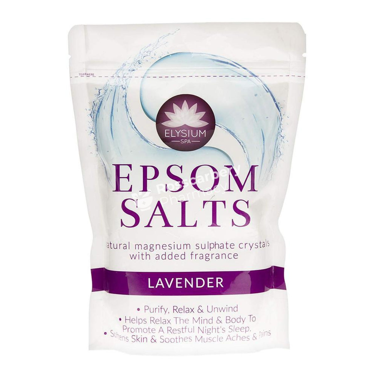 Elysium Spa Epsom Salts Lavender Foot Soak &amp; Odour Control