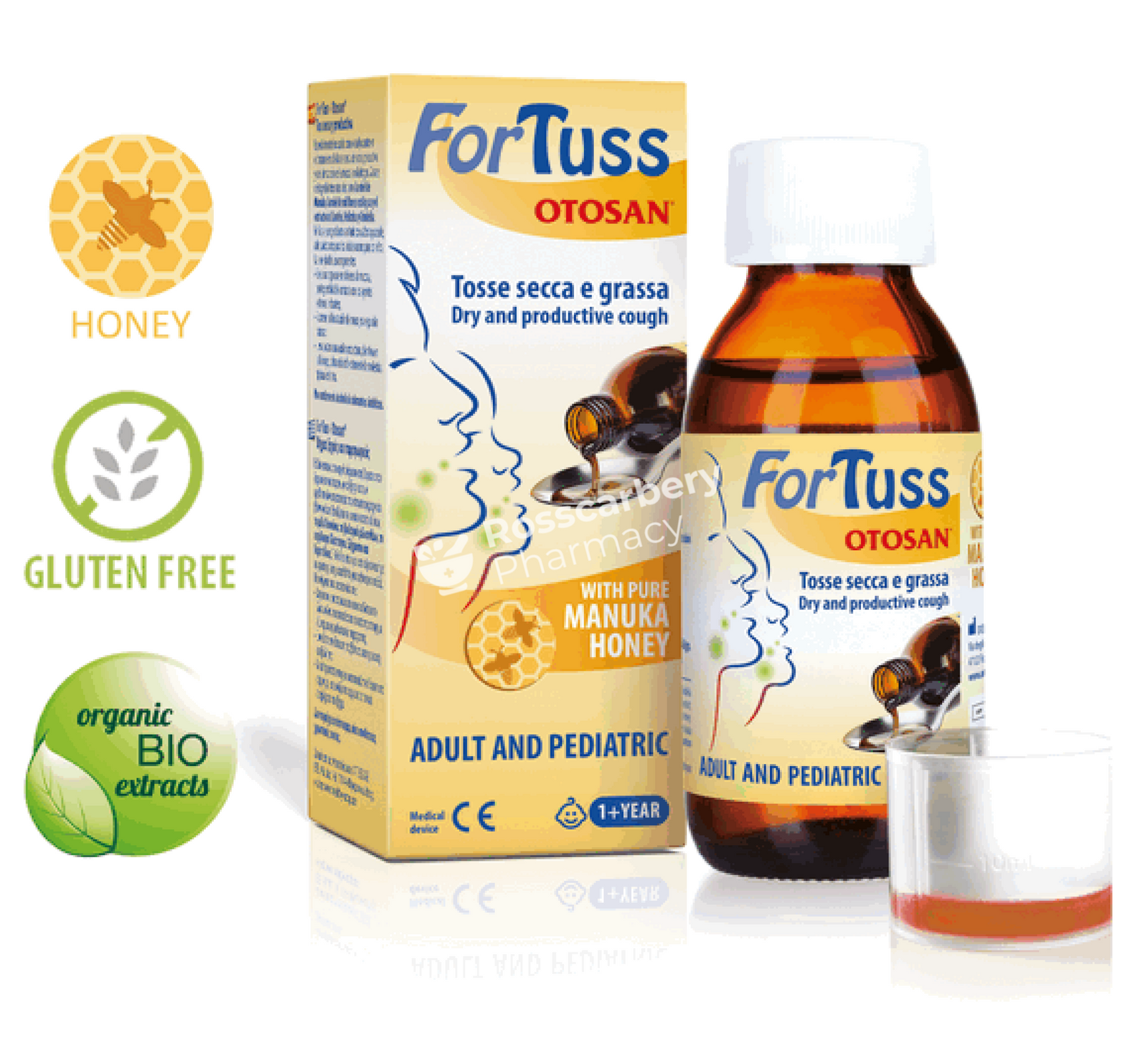 Fortuss Otosan Cough Bottle Bottles