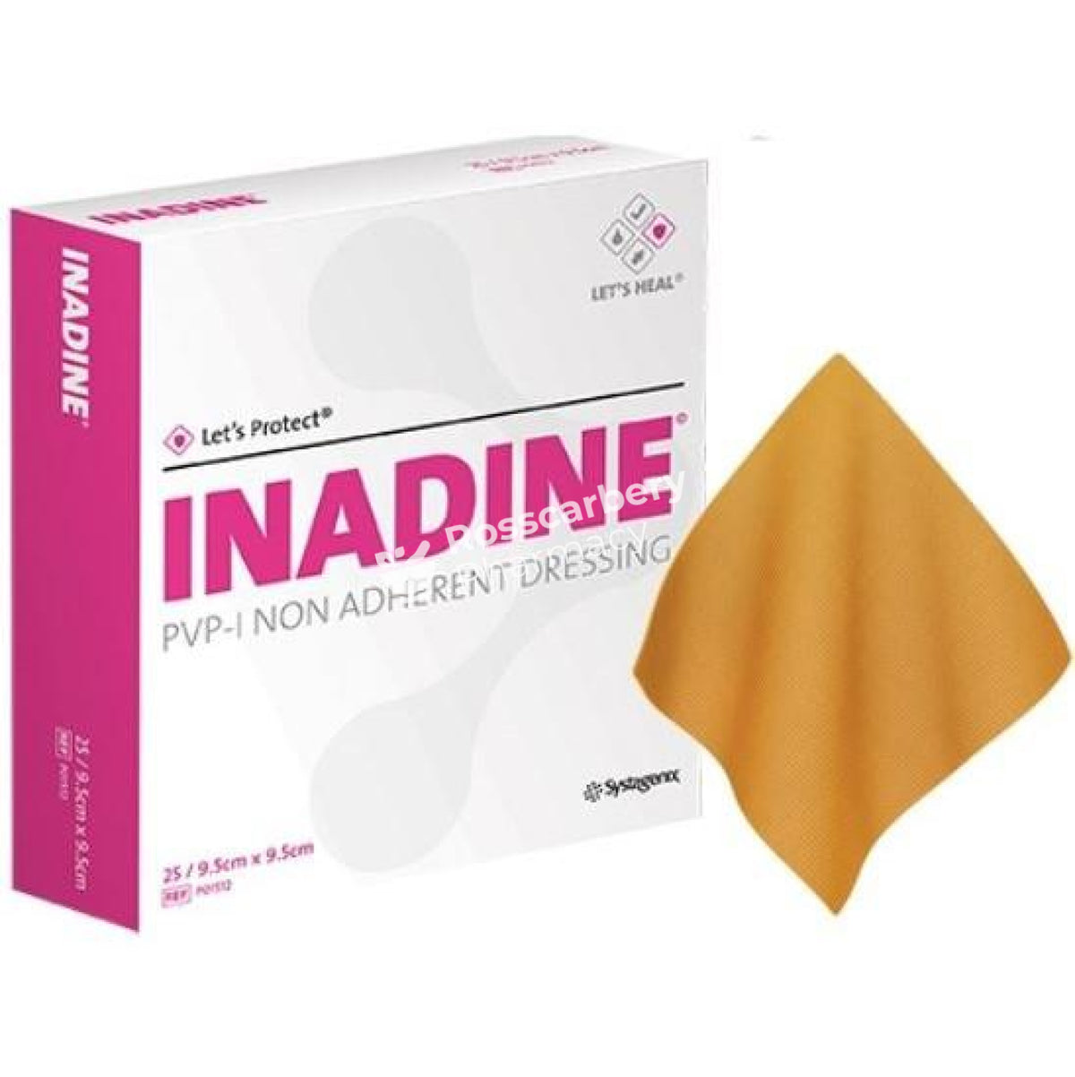 Inadine Pvp-I Non Adherent Dressing 9.5Cm X Bandages Dressings &amp; Plasters